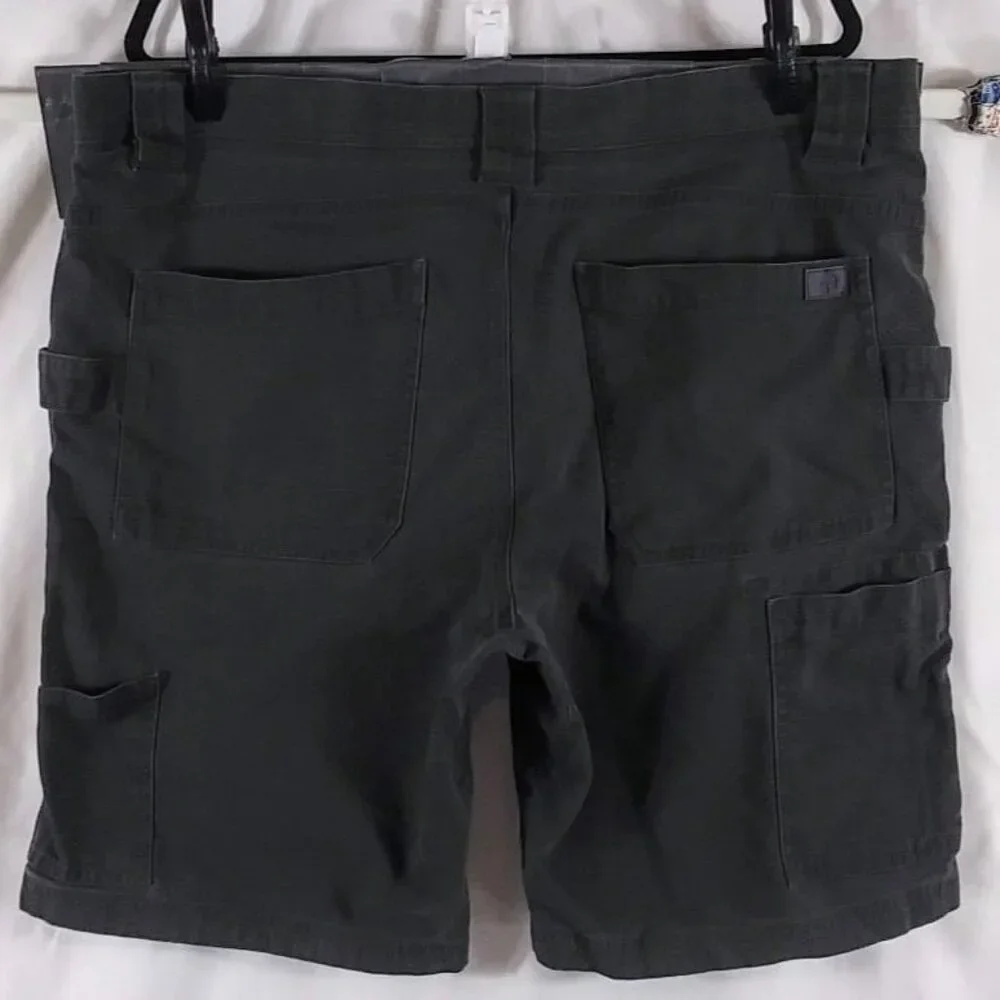 Wolverine Men's Black Sporty Cotton Spandex 4+ Pocket Cargo Shorts Size 40